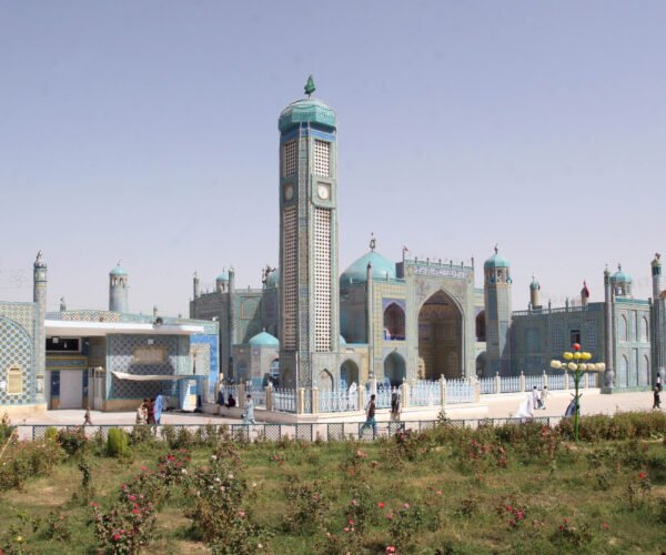 The Blue Mosque, Shrine of Hazrat Ali, in Mazar-i-Sharif, Afghanistan