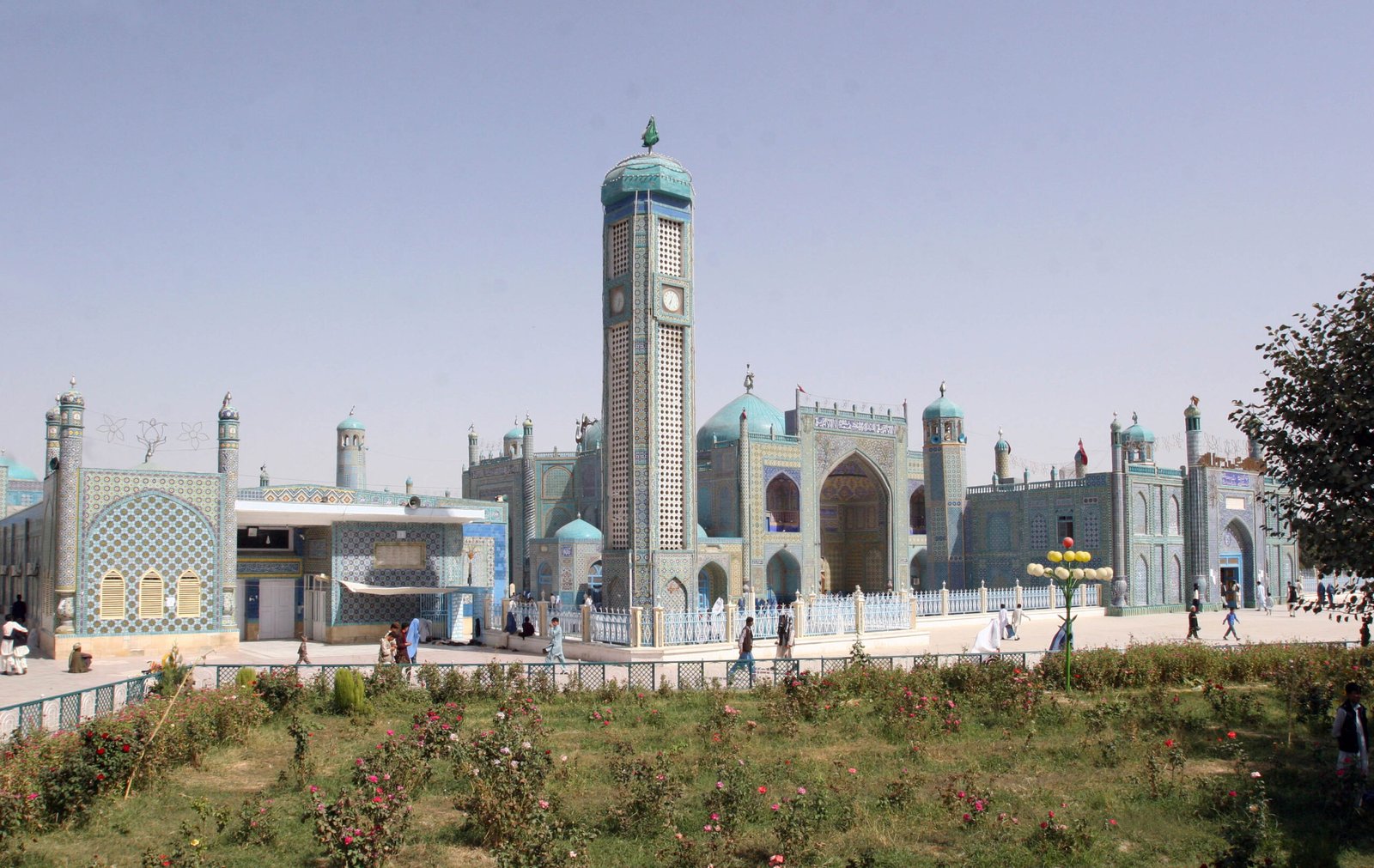 The Blue Mosque, Shrine of Hazrat Ali, in Mazar-i-Sharif, Afghanistan